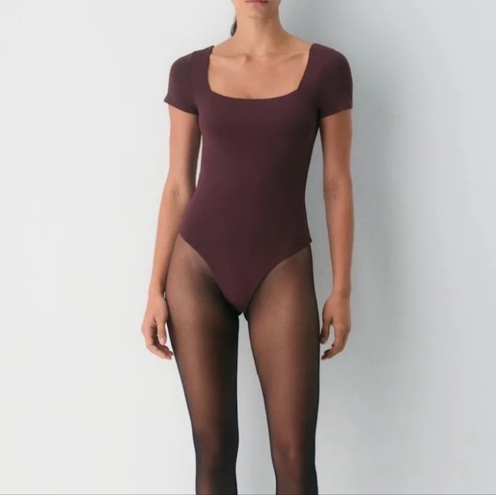 Babaton Dark Brown Bodysuit